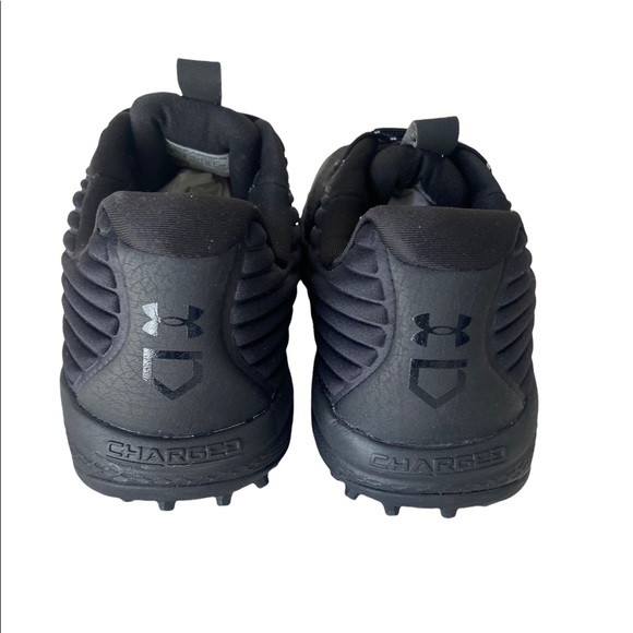 Under Armour yard turf baseball shoes black NEW 10 - Picture 3 of 7